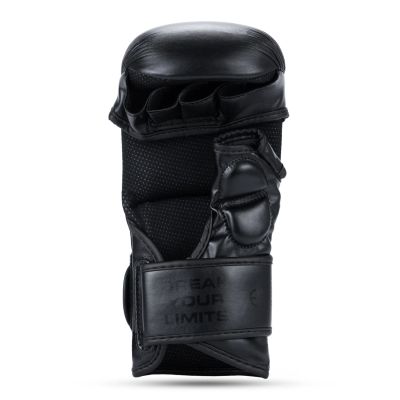 9. Rękawice MMAsparingowe M - Warrior Black - LegacySeries