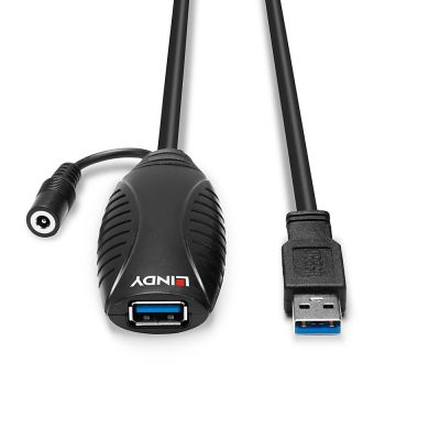 5. Lindy 43156 kabel USB USB 3.2 Gen 1 (3.1 Gen 1) 10 m USB A Czarny