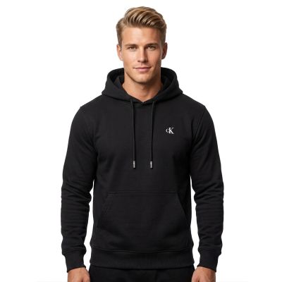4. Bluza z kapturem Calvin Klein Jeans Czarna - LZ04RE281G-UB1
