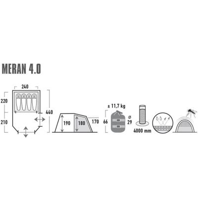 20. Namiot High Peak Meran 4 11806