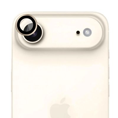 6. Szkło hartowane na obiektyw aparatu 3mk Lens Protection Pro do iPhone 17 Air - złote