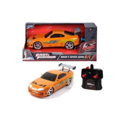5. Jada Toys Jada RC F&F Brians Toyota 1:24 zdalnie sterowany model Samochód wyścigowy on-road Silnik elektryczny