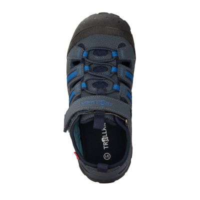 7. Sandały sportowe dziecięce dla chłopca/dziewczynki Trollkids Kids Sandefjord Sandal XT navy/medium blue (668-117)