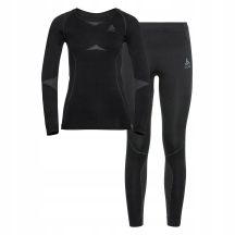 Bielizna termoaktywna - zestaw Odlo Set long ACTIVE WARM SET roz. 164cm Czaarna