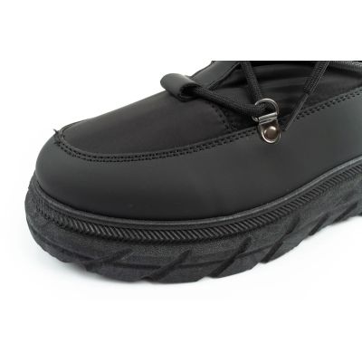 6. Lee Cooper buty sportowe damskie zimowe trekkingowe ocieplane czarne szare