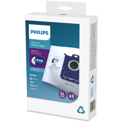 2. Worek do odkurzacza AEG, Electrolux, Philips (Materiał syntetyczny; Philips FC8027/01; 3 szt.)
