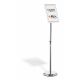 3. Durable 479823 Uchwyt na znak i stojak informacyjny A4 Aluminium, Plastik, Stal Srebrny