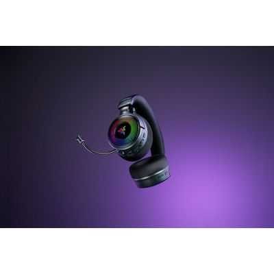 20. Razer Kraken V4 Zestaw słuchawkowy Bezprzewodowy Opaska na głowę Gaming USB Typu-A Bluetooth Czarny