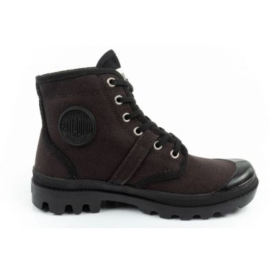 4. Buty sportowe damskie botki za kostkę Palladium Pallabrousse czarne