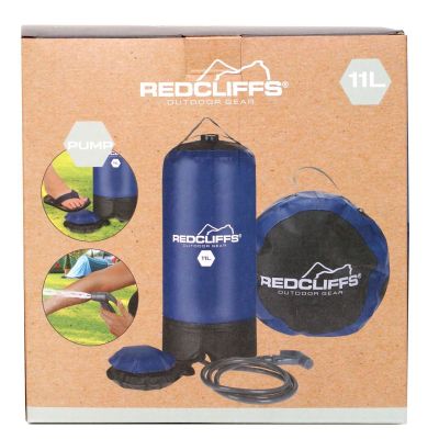 9. PRYSZNIC SOLARNY KEMPINGOWY TURYSTYCZNY 11L Z POMPKĄ REDCLIFFS