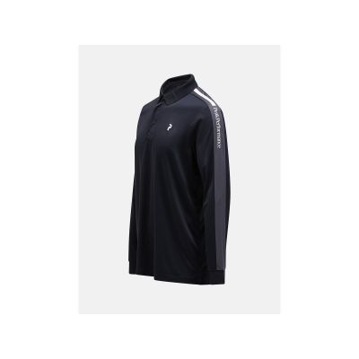2. Koszulka PEAK PERFORMANCE Player Longsleeve Polo Men czarny
