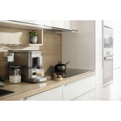 15. Gorenje Ekspres do kawy GFACM20S Ciśnienie pompy 20 bar, Odłączany spieniacz do mleka, Automatyczny, 1350 W, Stal nierdzewna