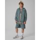 6. Bluza dresowa loose z kapturem chłopięca 4F 4FJRSS26TSWSM3052-46S