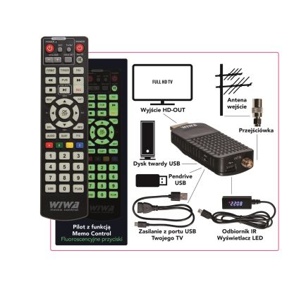 7. WIWA TUNER DVB-T/T2 H.265 MINI LED