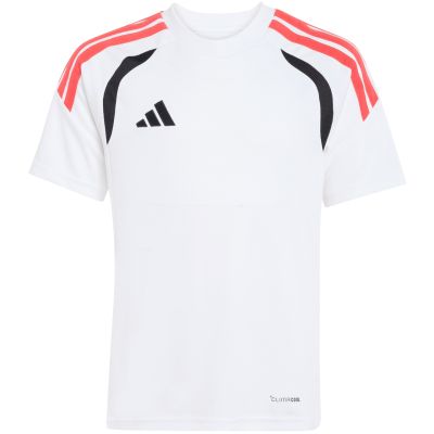 6. Koszulka dla dzieci adidas Tiro 26 League Jersey biało-czarno-czerwona KR0369