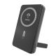 Powerbank magnetyczny Dudao K14S+ 10000mAh 22.5W USB-A + USB-C kompatybilny z MagSafe z podstawką - czarny