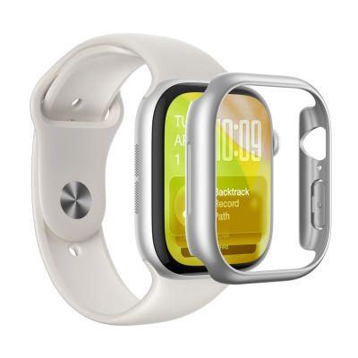 3. Etui ochronne AMAZINGTHING Minimal na Apple Watch Series 11 46mm - srebrne