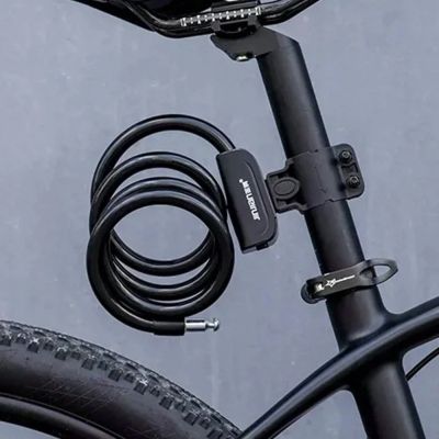 3. Zapięcie rowerowe Rockbros RKS515-BK na klucz 1,1m - czarne