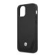 6. Etui BMW Leather Perforate na iPhone 12 Pro Max - czarne