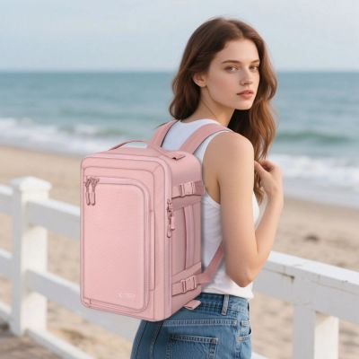 9. Plecak Tech-Protect Defender S50 do Ryanair & Wizzar, na laptopa 20L - różowy