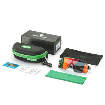 3. Rockbros okulary dziecięce z polaryzacją czar-nieb