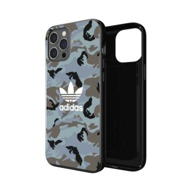 4. Etui Adidas OR SnapCase Camo na iPhone 12 Pro Max - niebiesko-czarne