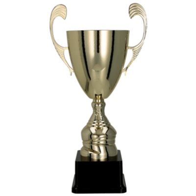 2. Puchar metalowy złoty T-S