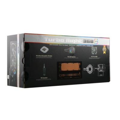10. Thermalright Turbo Right 240C Procesor Chłodnica cieczy all-in-one 12 cm Czarny