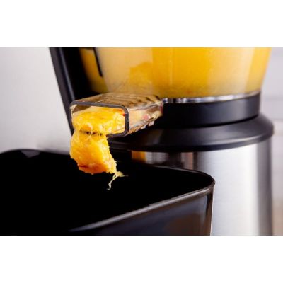 21. ELDOM WYCISKARKA WOLNOOBROTOWA PJ400 400W SREBRNO-CZARNA ,ŚLIMAK BPA FREE 80 [OBR./MIN]
