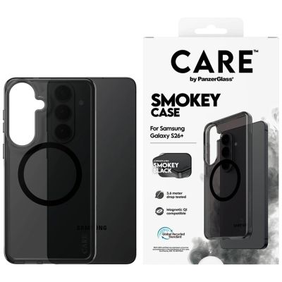 Etui CARE by PanzerGlass Urban Explorer Smokey w. Black Qi na Samsung Galaxy S26+ - czarne