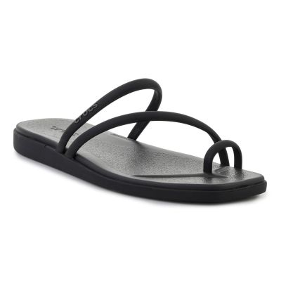 CROCS MIAMI TOE LOOP SANDAL W BLACK 209862-001