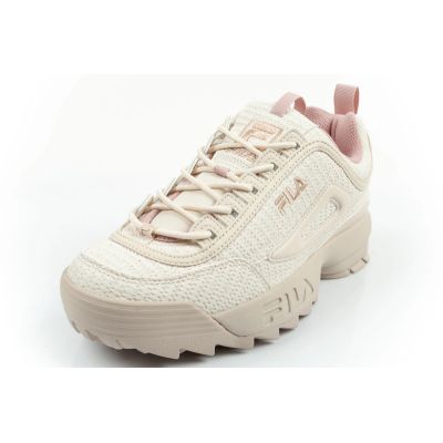 3. Fila Disruptor buty damskie sportowe sneakersy modne beżowe wygodne