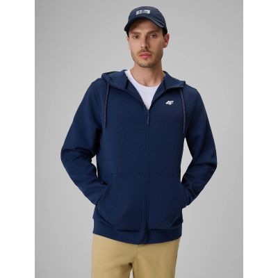 Męska bluza dresowa rozpinana z kapturem 4F 4FRSS26TSWSM2979-31S