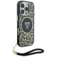 3. Etui Guess HC IML Leopard Triangle Cord Strap MagSafe do iPhone 16 Pro - brązowe