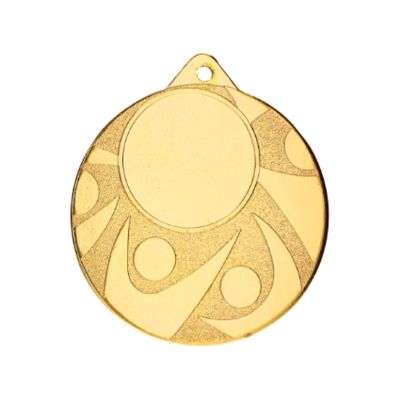 Medal złoty ogólny z miejscem na emblemat 25 mm - medal stalowy
