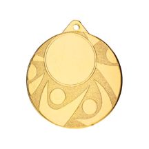 Medal złoty ogólny z miejscem na emblemat 25 mm - medal stalowy