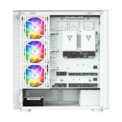 5. MODECOM OBUDOWA VOLCANO AQ 300 ARGB MIDI BIAŁA
