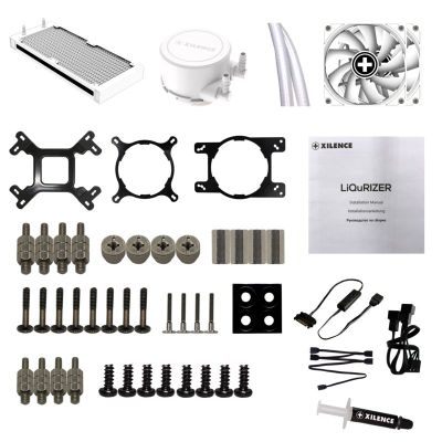 10. Cooler Wasserkühlung Xilence LQ240.W.ARGB White ARGB