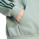 5. Bluza męska adidas Essentials 3-Stripes Fleece Hoodie jasnozielona KY4172