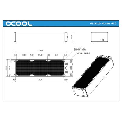 6. Radiator NexXxoS Monsta 420mm