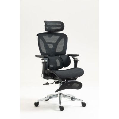 28. Activejet Fotel biurowy Ergonomiczny YK848 czarny
