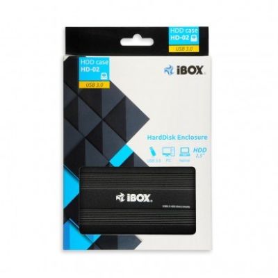 5. Obudowa IBOX HD-02 ZEW. 2,5" USB 3.0 IEU3F02 (2.5"; USB 3.0; Aluminium; kolor czarny)