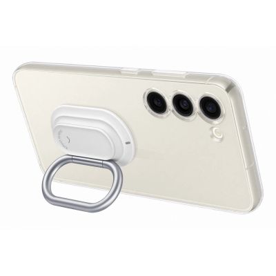 4. Samsung Clear Gadget Case etui Samsung Galaxy S23 pokrowiec ring holder podstawka przezroczyste (EF-XS911CTEGWW)