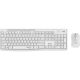 12. Logitech MK295 Silent Wireless Combo klawiatura Dołączona myszka Biuro USB QWERTZ Niemiecki Biały