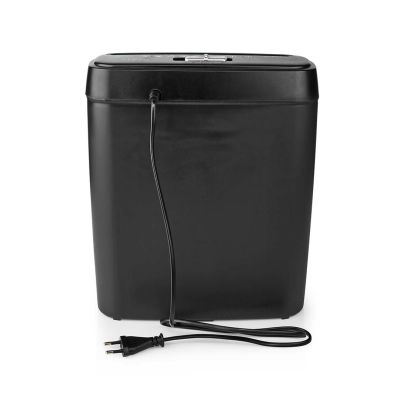 4. Niszczarka do papieru Nedis 10l DIN P-2 190W Czarna