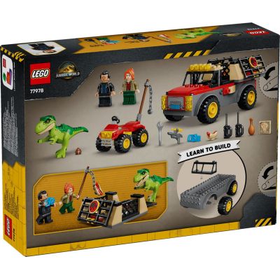 8. LEGO Jurassic World 77978 - Ciężarówka do transportu młodego tyranozaura