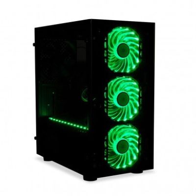 6. Obudowa IBOX MINI TOWER PASSION V4 GAMING OPV4 (Micro ATX; kolor czarny)