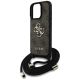 5. Etui Guess 4G Big Logo Cord Stap Crossbody do iPhone 16 Pro brązowy