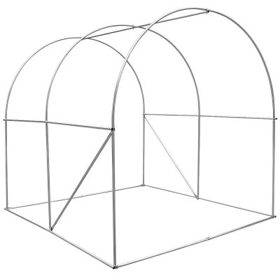 15. SZKLARNIA TUNEL OGRODOWY 200x200x200CM PE KONSTRUKCJA STAL ZIELONA