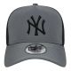 2. New Era 9FORTY AF Trucker MLB Sport New York Yankees Cap 60856379 Szare OSFM